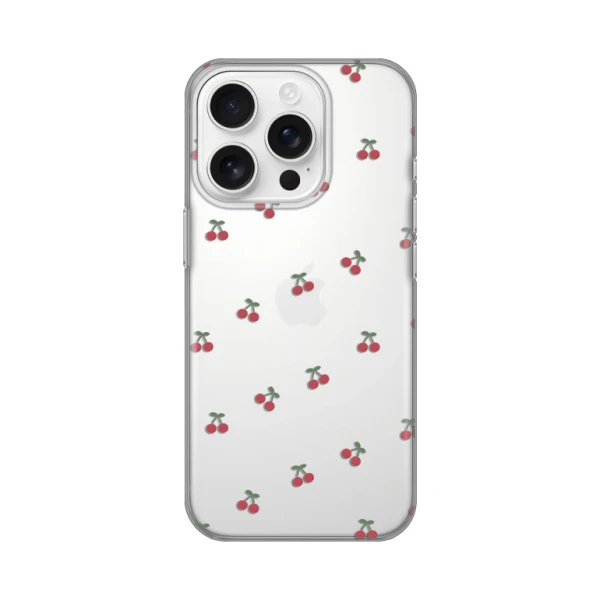 Torbica Silikonska Print Skin za iPhone 16 Pro 6.3 Little Cherry