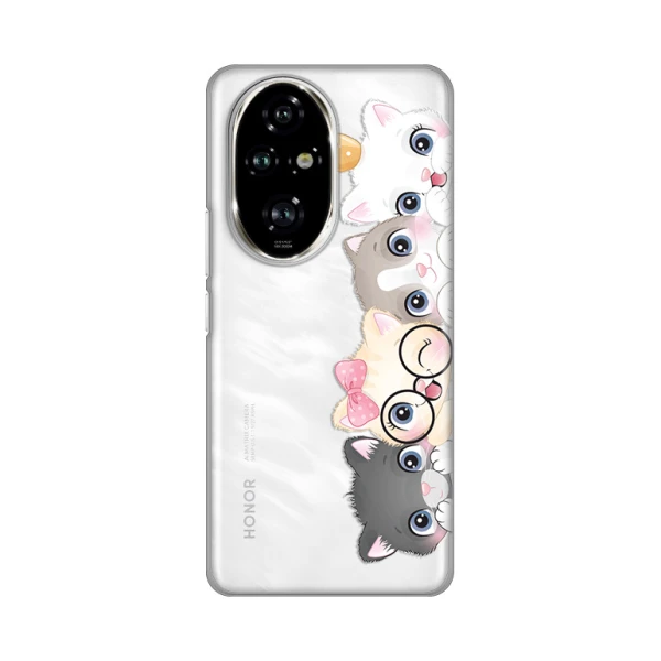 Torbica Silikonska Print Skin za Honor 200 Pro Cats