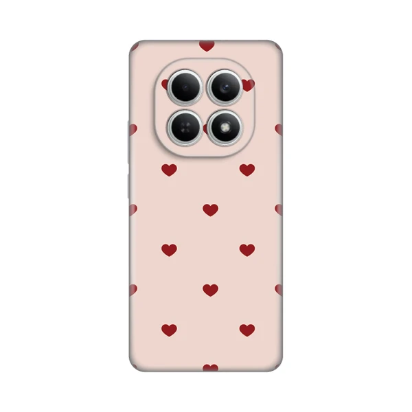 Torbica Silikonska Print za Xiaomi Redmi Note 15 5G Beige Hearts