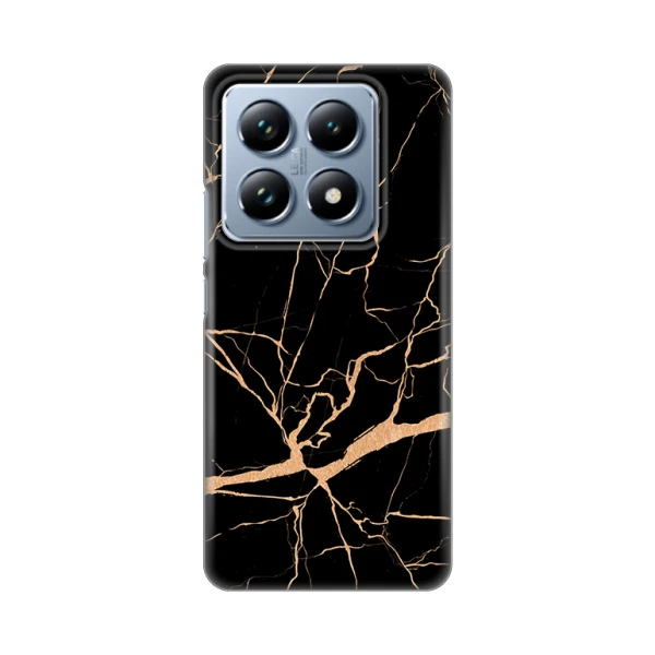 Torbica Silikonska Print za Xiaomi 14T Pro All Black