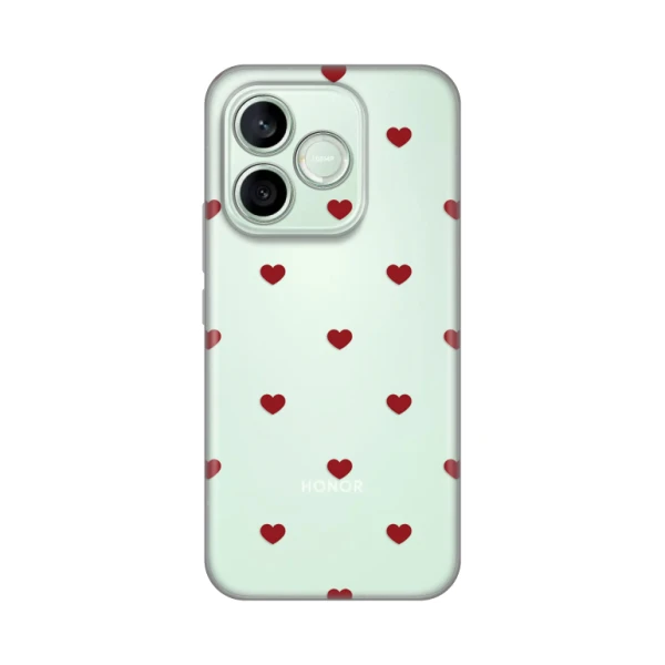 Torbica Silikonska Print za Honor 600 Lite Red Hearts