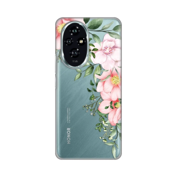 Torbica Silikonska Print Skin za Honor 200 Gentle Rose Pattern