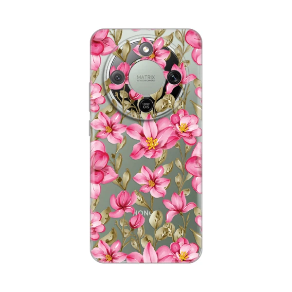 Torbica Silikonska Print za Honor Magic 8 Lite Magnolia