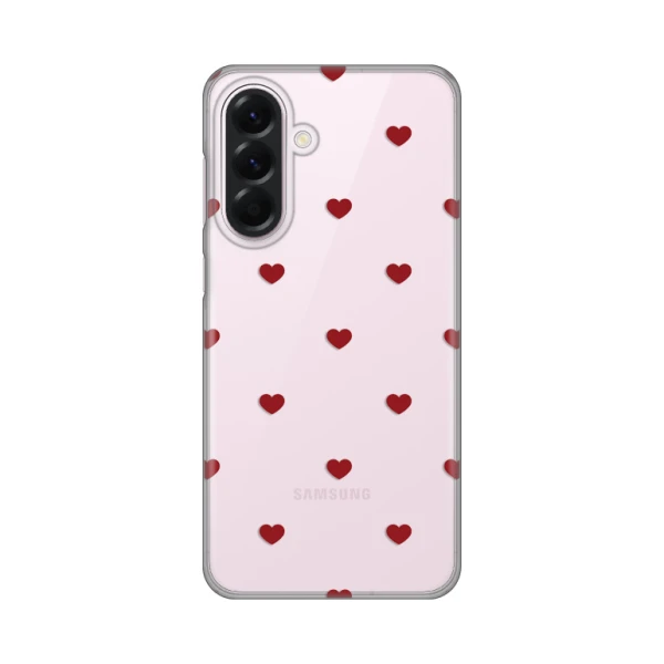 Torbica Silikonska Print za Samsung A566B Galaxy A56 5G Red Hearts
