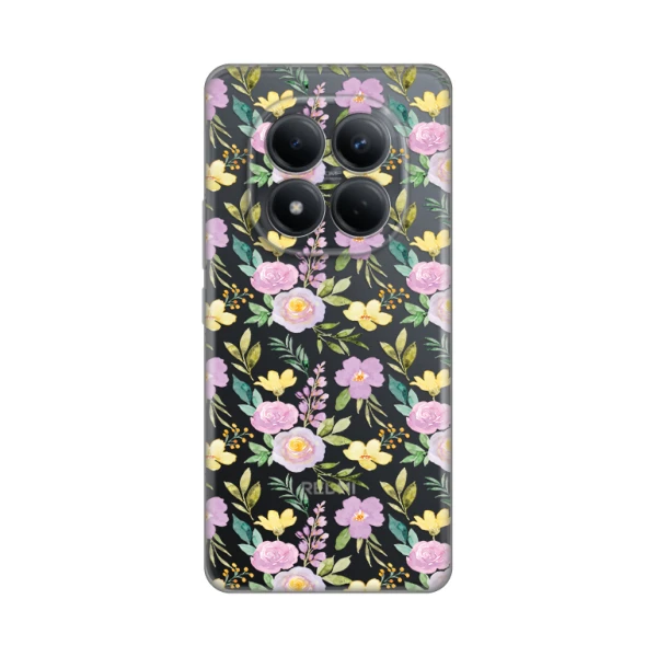 Torbica Silikonska Print Skin za Xiaomi Redmi Note 15 Pro 4G Soft Flowers
