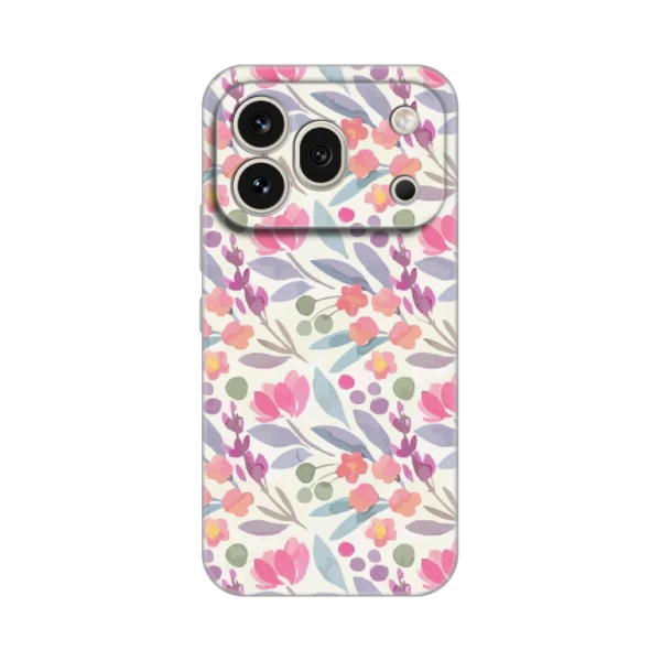 Torbica Silikonska Print za Honor 600 Pro Watercolor Flowers