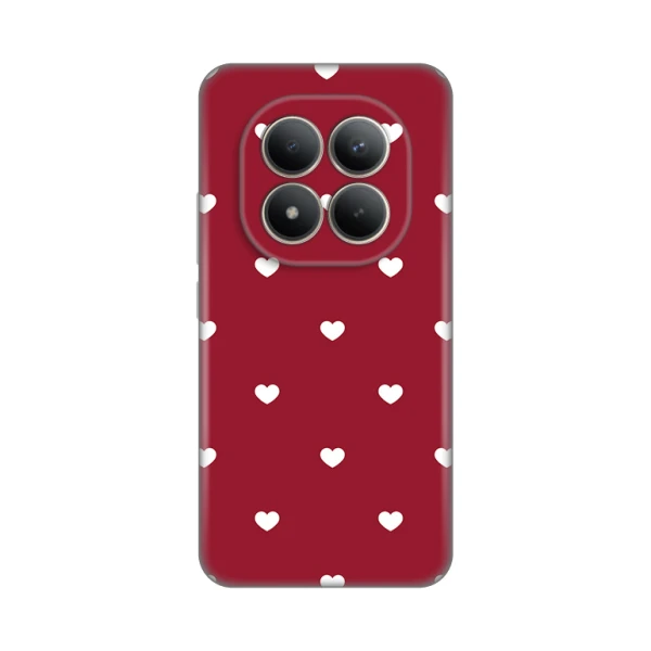 Torbica Silikonska Print Skin za Xiaomi Redmi Note 15 Pro Plus 5G Burgundy Hearts