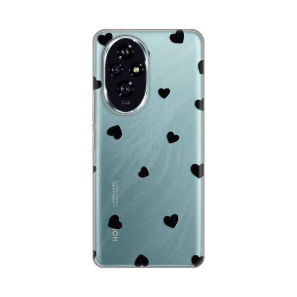 Torbica Silikonska Print Skin za Honor 200 Hearts
