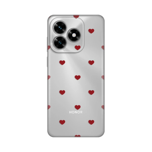 Torbica Silikonska Print za Honor X5c Plus Red Hearts