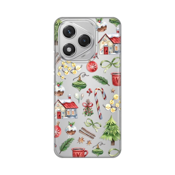 Torbica Silikonska Print Skin za Honor 400 Lite Winter Spirit
