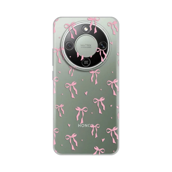 Torbica Silikonska Print Skin za Honor Magic 8 Lite Cute Bow