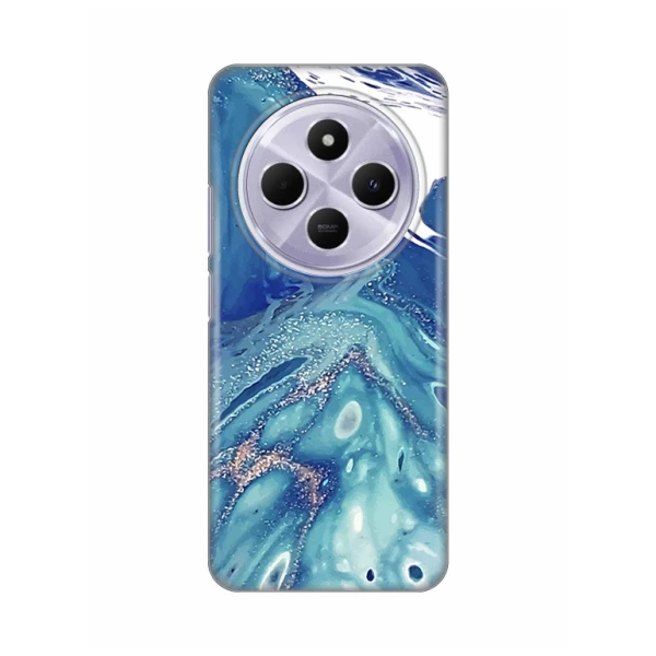 Torbica Silikonska Print za Xiaomi Redmi 14C/Redmi A4  Blue Marble