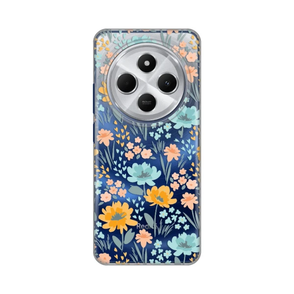 Torbica Silikonska Print Skin za Xiaomi Redmi 14C/Redmi A4 Lovely Flowers