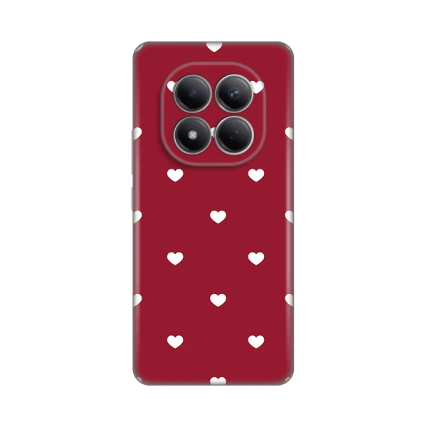 Torbica Silikonska Print Skin za Xiaomi Redmi Note 15 Pro 4G Burgundy Hearts