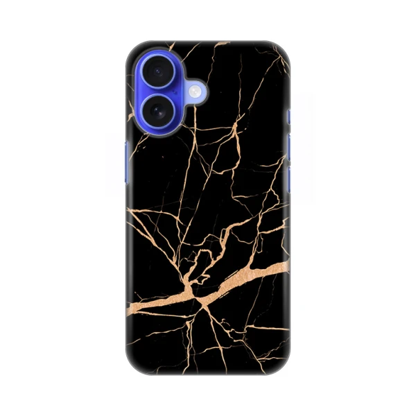 Torbica Silikonska Print za iPhone 16 6.1 All Black
