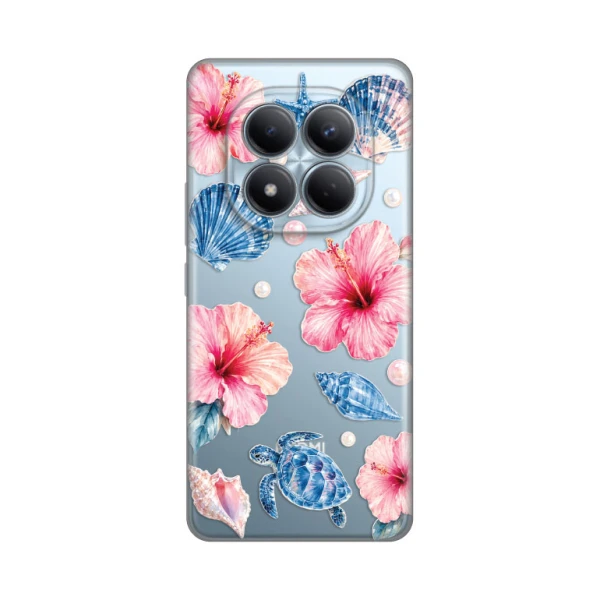 Torbica Silikonska Print Skin za Xiaomi Redmi Note 15 Pro 4G Hibiscus Sea