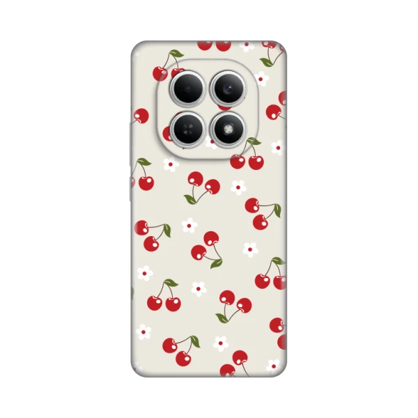 Torbica Silikonska Print za Xiaomi Redmi Note 15 5G Cherry and Flowers