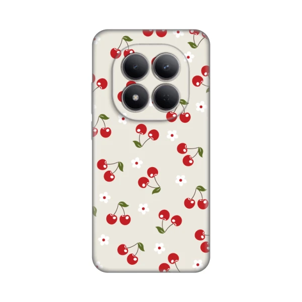 Torbica Silikonska Print za Xiaomi Redmi Note 15 Pro 5G Cherry and Flowers