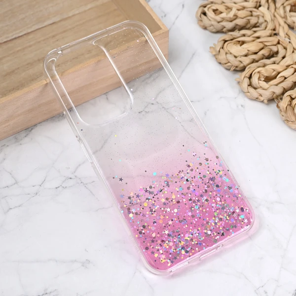 Torbica Silikonska Glitter za Honor 200 Lite roze