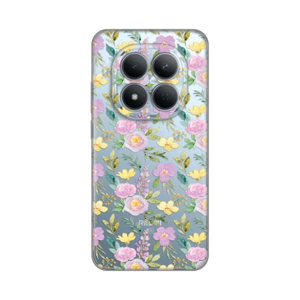 Torbica Silikonska Print Skin za Xiaomi Redmi Note 15 Pro 5G Soft Flowers