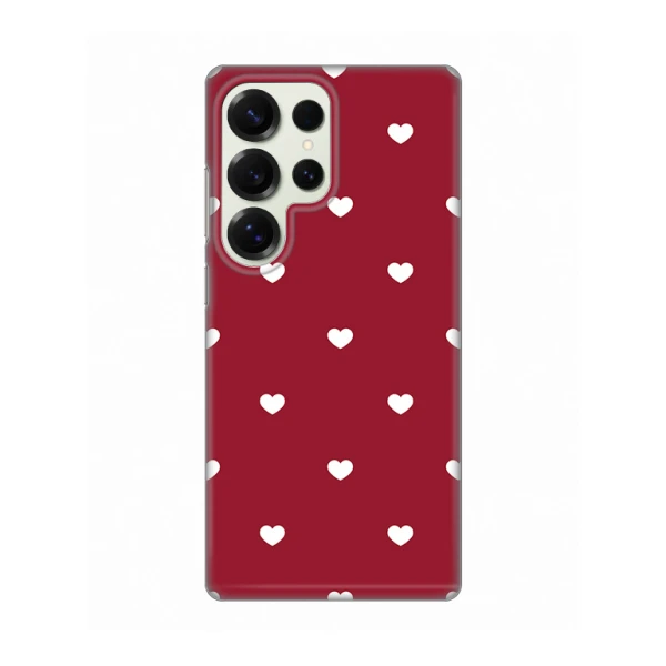 Torbica Silikonska Print Skin za Samsung S938B Galaxy S25 Ultra Burgundy Hearts