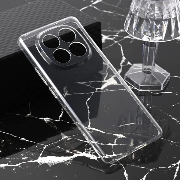 Torbica silikonska Ultra Thin za Xiaomi Redmi Note 14 Pro 5G (EU) transparent