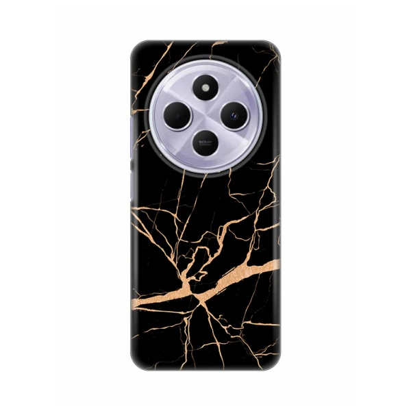 Torbica Silikonska Print za Xiaomi Redmi 14C/Redmi A4 All Black