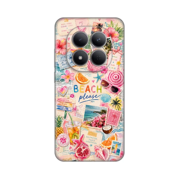 Torbica Silikonska Print Skin za Xiaomi Redmi Note 15 Pro 5G Beach Please