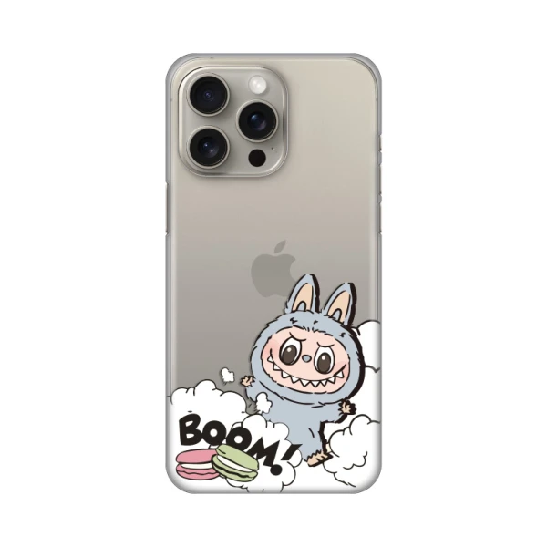 Torbica Silikonska Print Skin za iPhone 15 Pro Max 6.7 La Bubu Macaron
