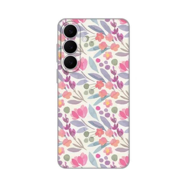 Torbica Silikonska Print za Samsung S731B Galaxy S25 Fe Watercolor Flowers