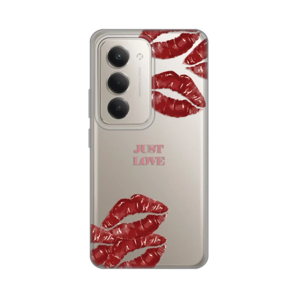 Torbica Silikonska Print Skin za Xiaomi Redmi 15 4G Just Love Pink