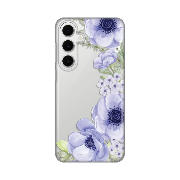 Torbica Silikonska Print Skin za Samsung S721B Galaxy S24 Fe Blue Roses
