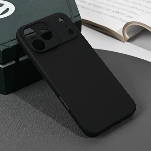 Torbica silikonska Skin za iPhone 17 Pro Max 6.9 mat crna