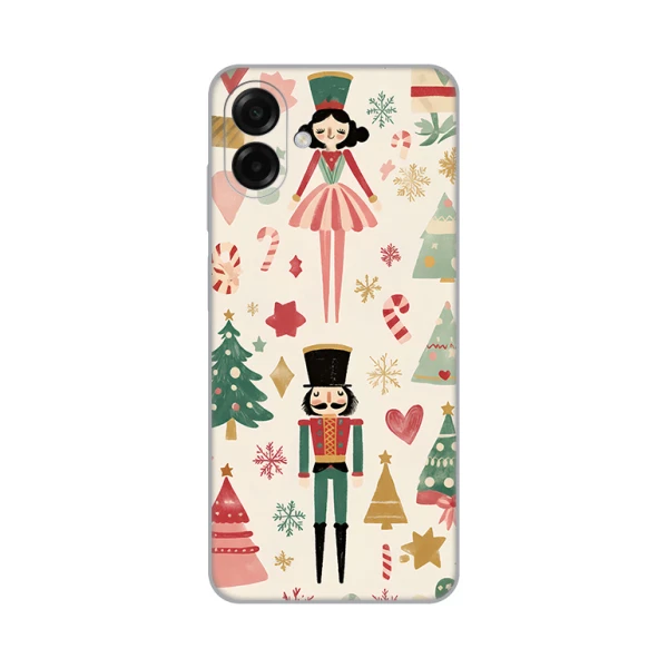 Torbica Silikonska Print za Samsung A075F Galaxy A07 Vintage Christmas