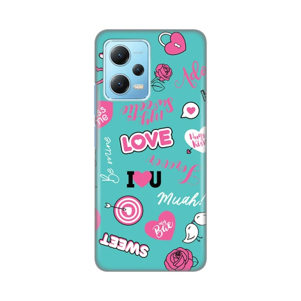 Torbica Silikonska Print za Xiaomi Redmi Note 12 5G (EU) Love