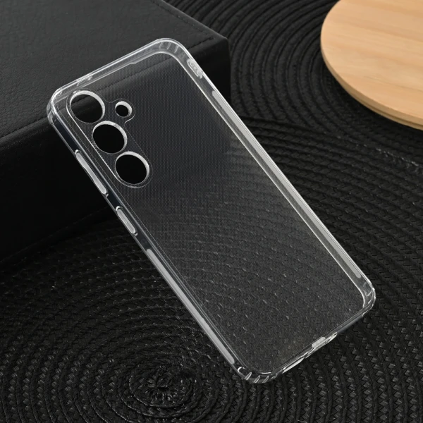 Torbica silikonska Ultra Thin with pluggy za Samsung S921B Galaxy S24 transparent