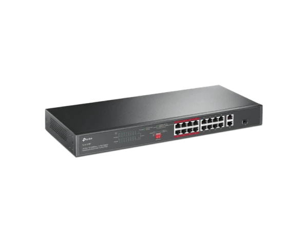 TP-LINK TL-SL1218P POE 16 PORTA 10100MBS + 2GIG LAN 