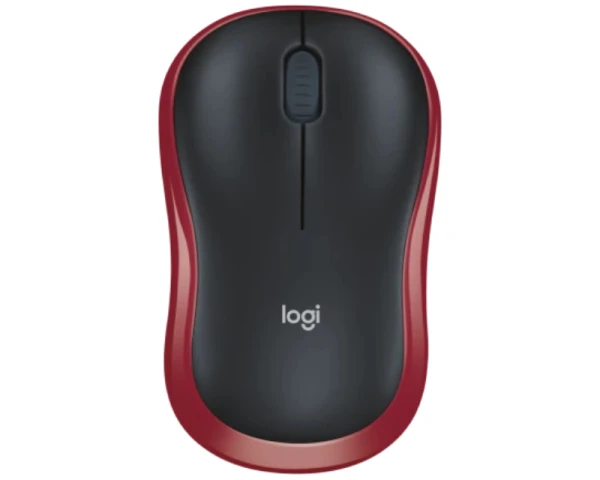 LOGITECH M185 Wireless crveni miš Retail 