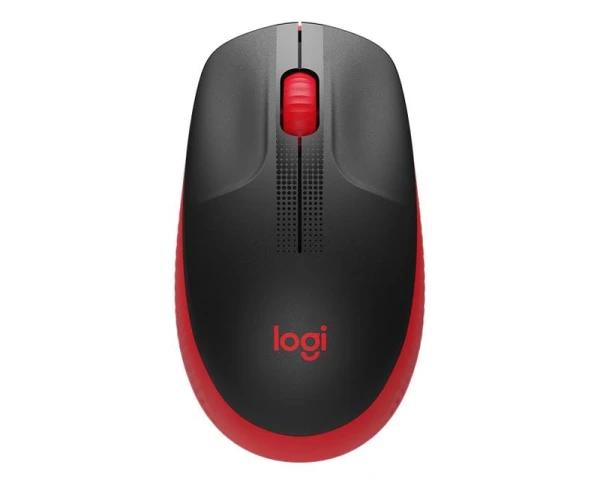 LOGITECH M190 Full-Size Wireless crveni miš 