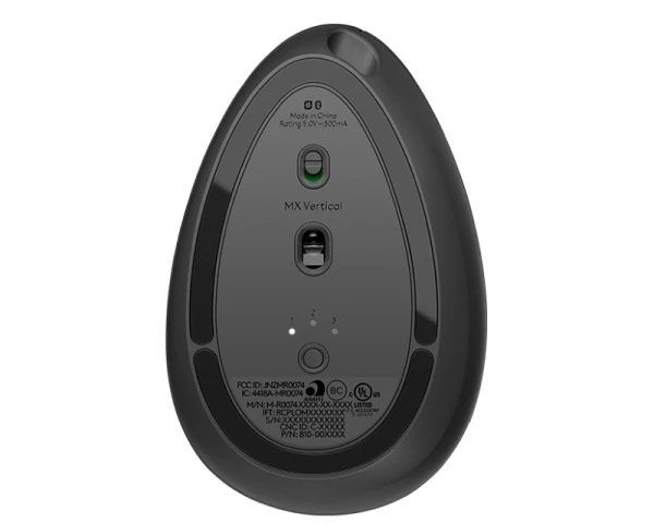 LOGITECH MX Vertical Advanced Ergonomic Wireless Graphite miš 