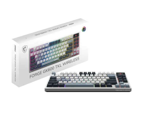 MSI FORGE GK600 TKL W SKY US wireless tastatura 