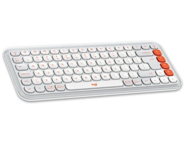 LOGITECH POP Icon Keys US tastatura bela 