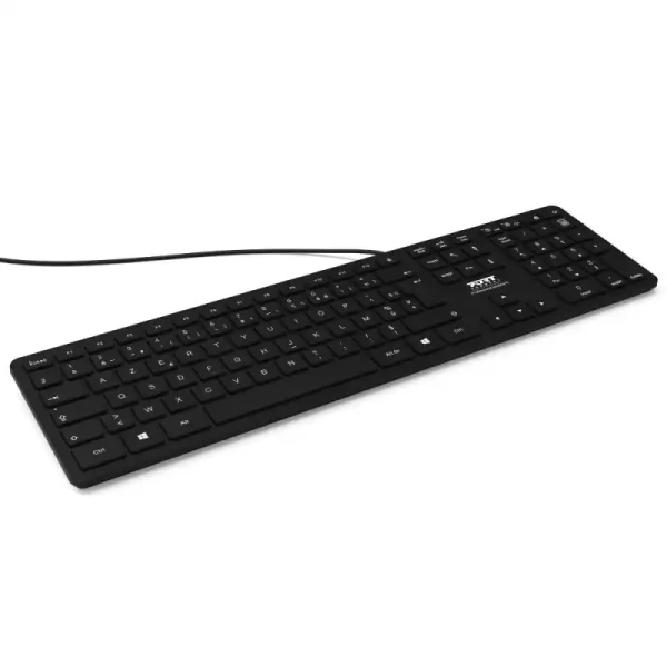 Tastatura Port Designs Executive US/USB-A & USB-C
