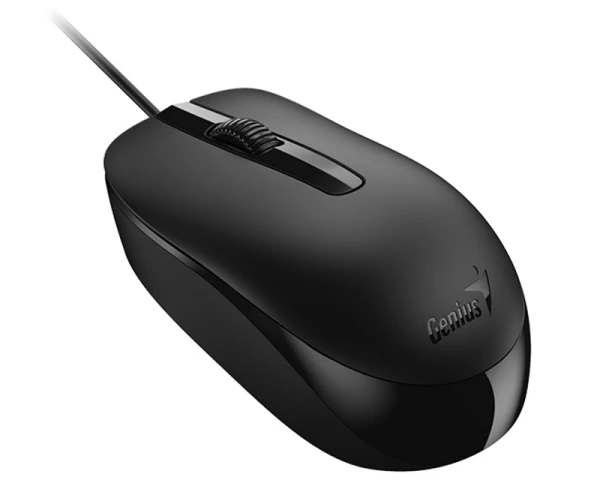 GENIUS KM-160 USB YU crna tastatura+ USB crni miš