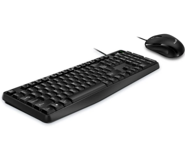 GENIUS KM-170 USB YU crna tastatura+ USB crni miš