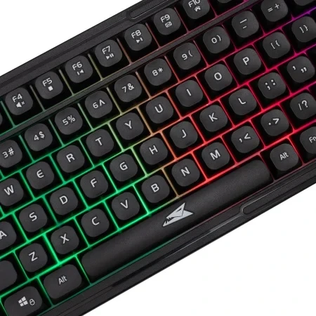 Tastatatura + miš Baracuda ORCA Full Layout/Membranska/RGB/US + 7200DPI/Optički/Crna