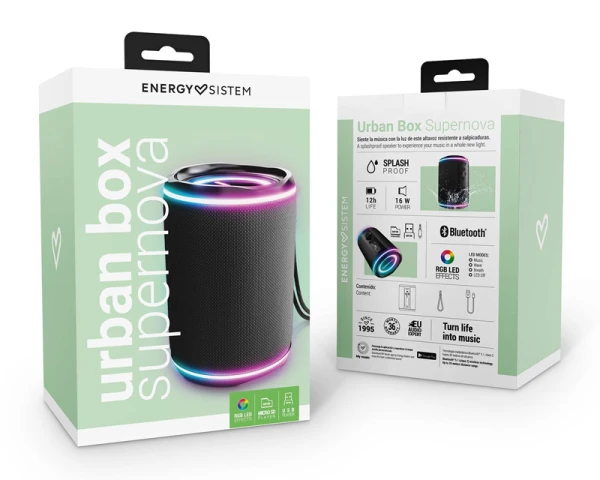 ENERGY SISTEM Urban Box Black Supernova portable zvučnik crni (M45493) 