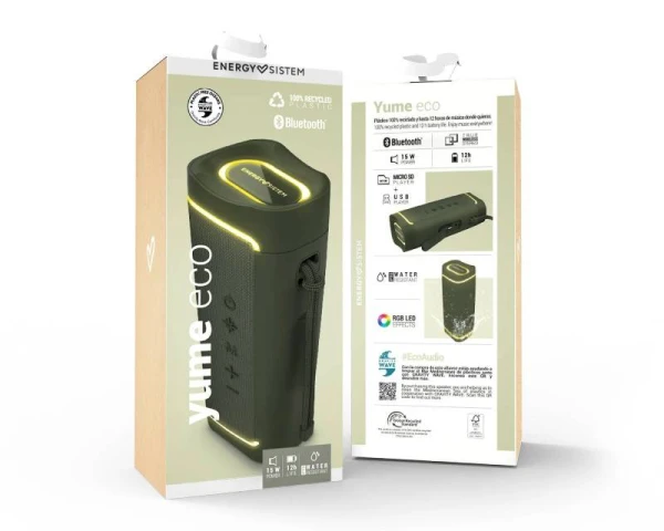 ENERGY SISTEM Yume ECO Green Bluetooth zvučnik zeleni M45784 