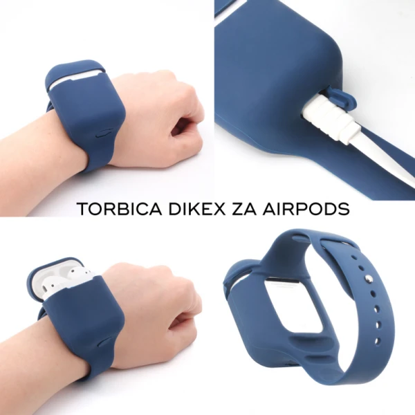 Torbica Dikex za Airpods crna