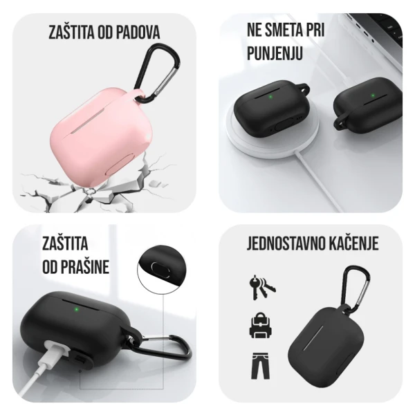 Torbica za Airpods Pro/Pro 2 tamno zelena